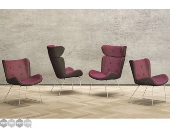 Brand new lounge chairs with choice of fabric and 11 frame colours