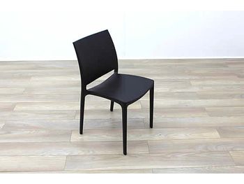 Brand New boxed stackable moulded plastic chairs available in various colours.
