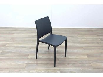 Brand New boxed stackable moulded plastic chairs available in various colours.