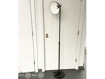 Used black floor lamp