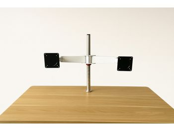 Used Knoll twin monitor arms 