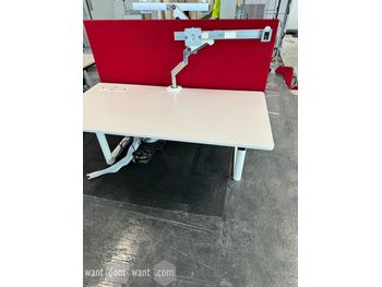 Used 1600mm Vitra height adjustable desks configured as pairs - price per position