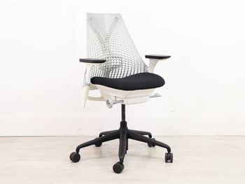 Refurbished Herman Miller 'Sayl' Operator Chairs with Re-upholstered Seats