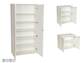 Double Door Storage Cupboards in 3 Sizes