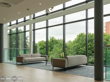 Brand New 2 or 3-Seater Low Sofa with Clean Lines