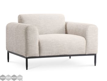 Brand New Luxurious Single Seat Low Sofa with Clean Lines