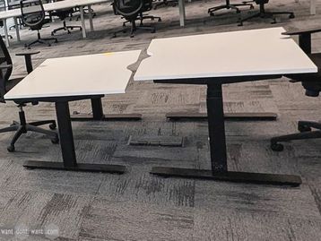 Used 1600mm electric sit-stand desk 