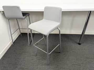 Used Steelcase Fabric Bar Stools
