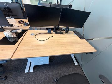 Used electric height adjustable desk in various sizes