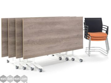 New flip top tables with choice of size and finish 