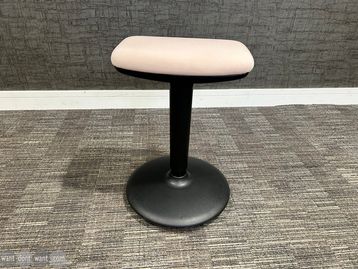 Used Konig + Neurath Quick.111 stand support stool in black and pink