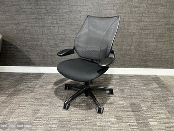 Used Humanscale black liberty chairs