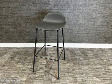 Used 730mm Allermiur bar stool in black