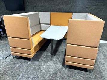 Used Ocee design HenRay sofa booth with table