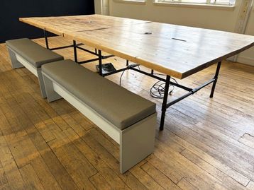 Used 3200mm wood table 