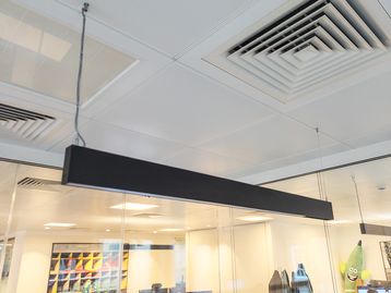 Used Flos black hanging lights