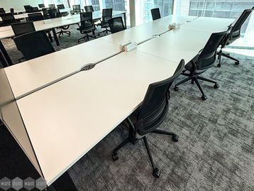 Used 1400mm Senator bench desks 