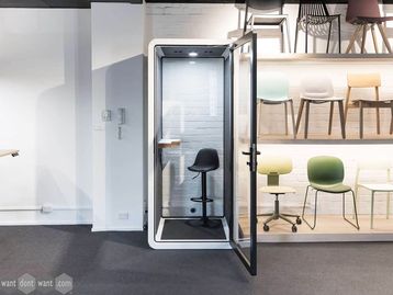 New single person acoustic pods class A rated to ISO's 23351-1!