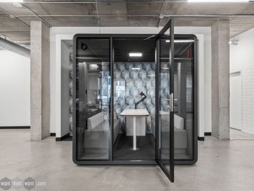 New 6-person acoustic pods class A rated to ISO's 23351-1!