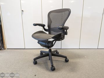 Used Herman Miller Aeron chair in grey 
