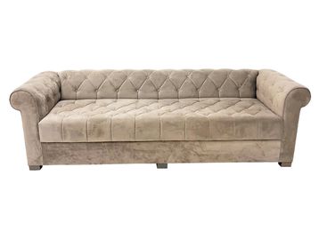 Refurbished 2500mm Restoration Hardware Modena Chesterfield Sofa