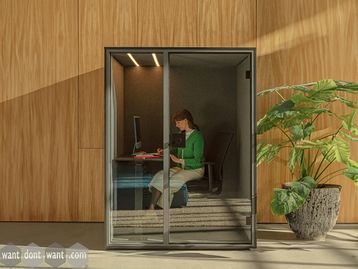 Brand new acoustic work pod - in accordance with ISO 23351-1!