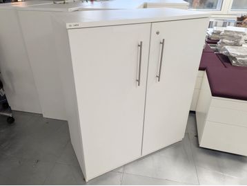 Used white cupboard with shelves