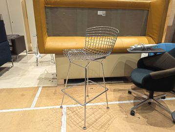 Used Bertoia high back stools 