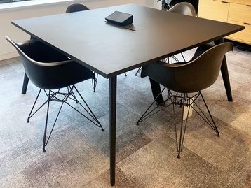 Used 1600mm Workstories 'Air Plus' Square Meeting Table including Power