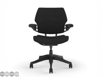 Refurbished Humanscale Freedom Executive Low Back Task Chair with graphite base