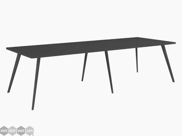 Used 4800mm Workstories table in black 
