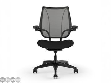 Refurbished Humanscale Liberty Chair in Black