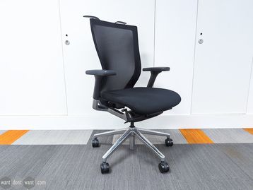 Used Techo Sidiz Operator Chairs in Black
