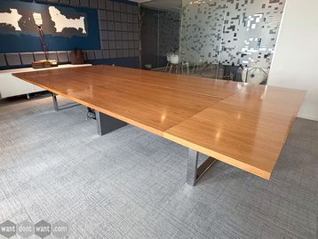 Used 4200mm meeting table with power