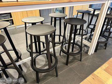 Used 755mm metal swiveling stool