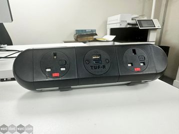 Used desktop power module in black 
