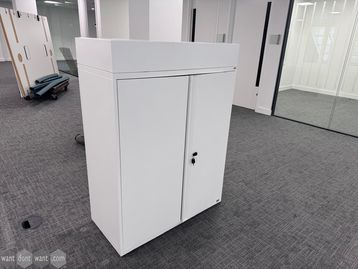 Used cupboards with planters 