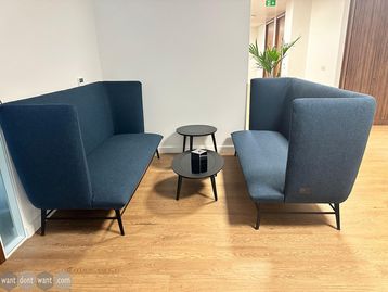 Used 2050mm Moroso Diesel 'Gimme Shelter' High Back Sofas