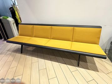 Used 2400mm Arper 'Zinta' Sofa in Yellow
