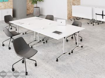 New flip top tables with choice of size and finish 