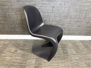 Used Vitra Panton chairs in black 
