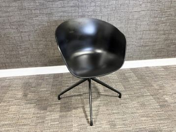 Used Hay black tub chairs