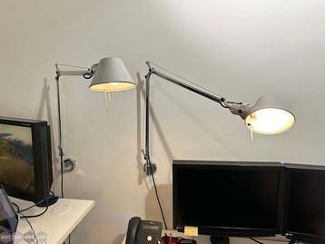 Used Artemide Tolomeo Basculante Wall Lights