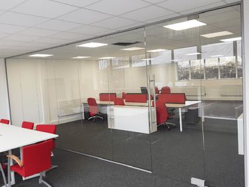 Brand new glass partitioning system