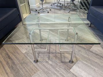 Used 800mm glass coffee table