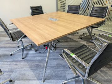Used 1600mm square meeting table