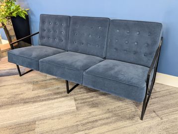 Used 1780mm Orangebox Lossit sofa in blue