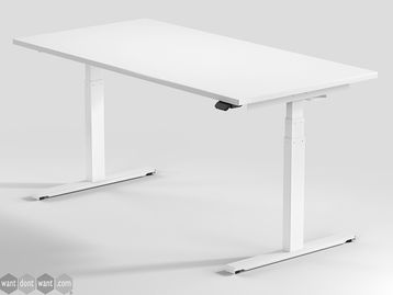 New Sit Stand Desks with Twin Linak Motors available from stock with choice of size & finish