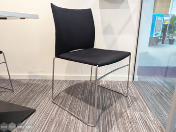 Used Connection meeting chair in black 