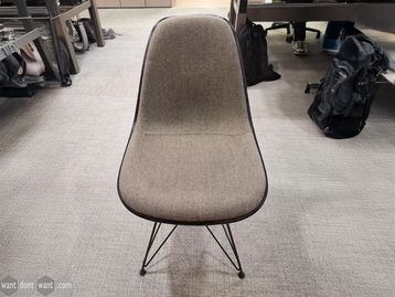 Used upholstered Vitra DSR chair 